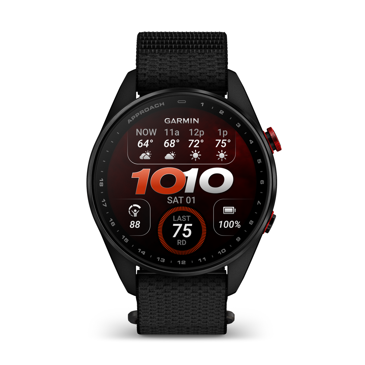 Approach® S72 47 mm negro
