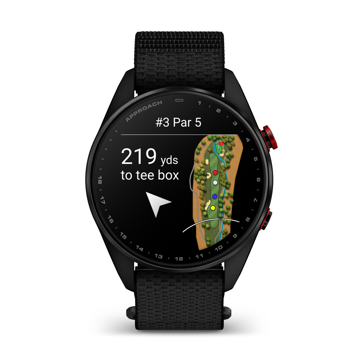 Approach® S72 47 mm negro