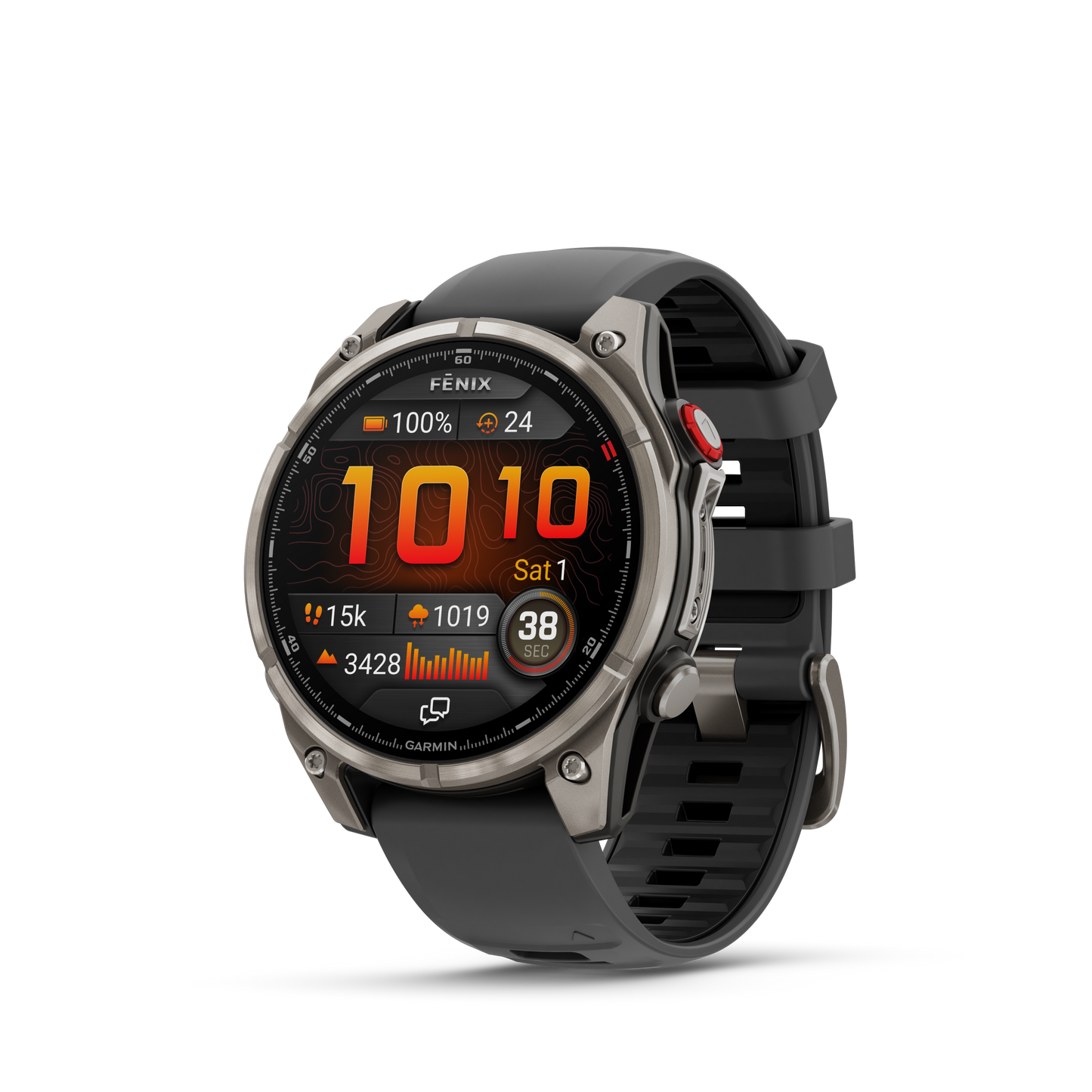 fēnix® 8 Pro – 47 mm, AMOLED negro/grafito
