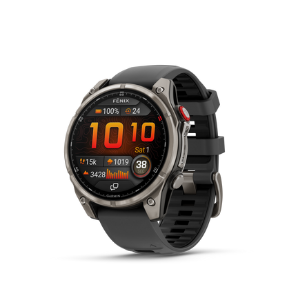 fēnix® 8 Pro – 47 mm, AMOLED negro/grafito