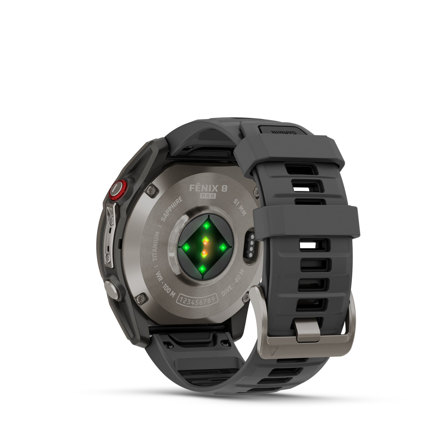 fēnix® 8 Pro – 51 mm, AMOLED negro/grafito