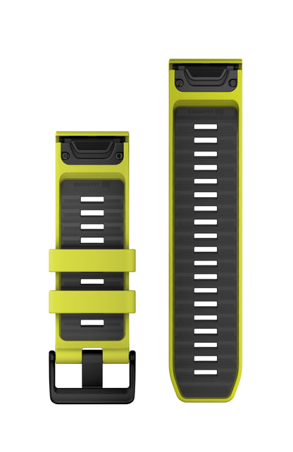 Correas de reloj QuickFit 26 Amarillo/Grafito