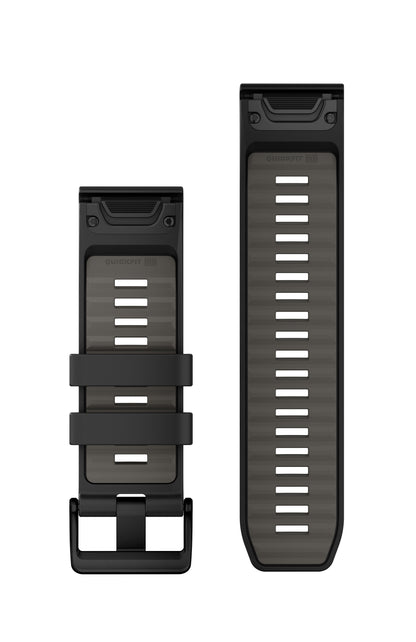Correas de reloj QuickFit 26 Negro/Gris