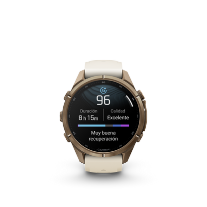 fēnix® 9 Pro 43mm Crema/gris francés