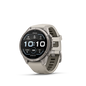 fēnix® 9 Pro 43mm gris niebla/marrón oscuro