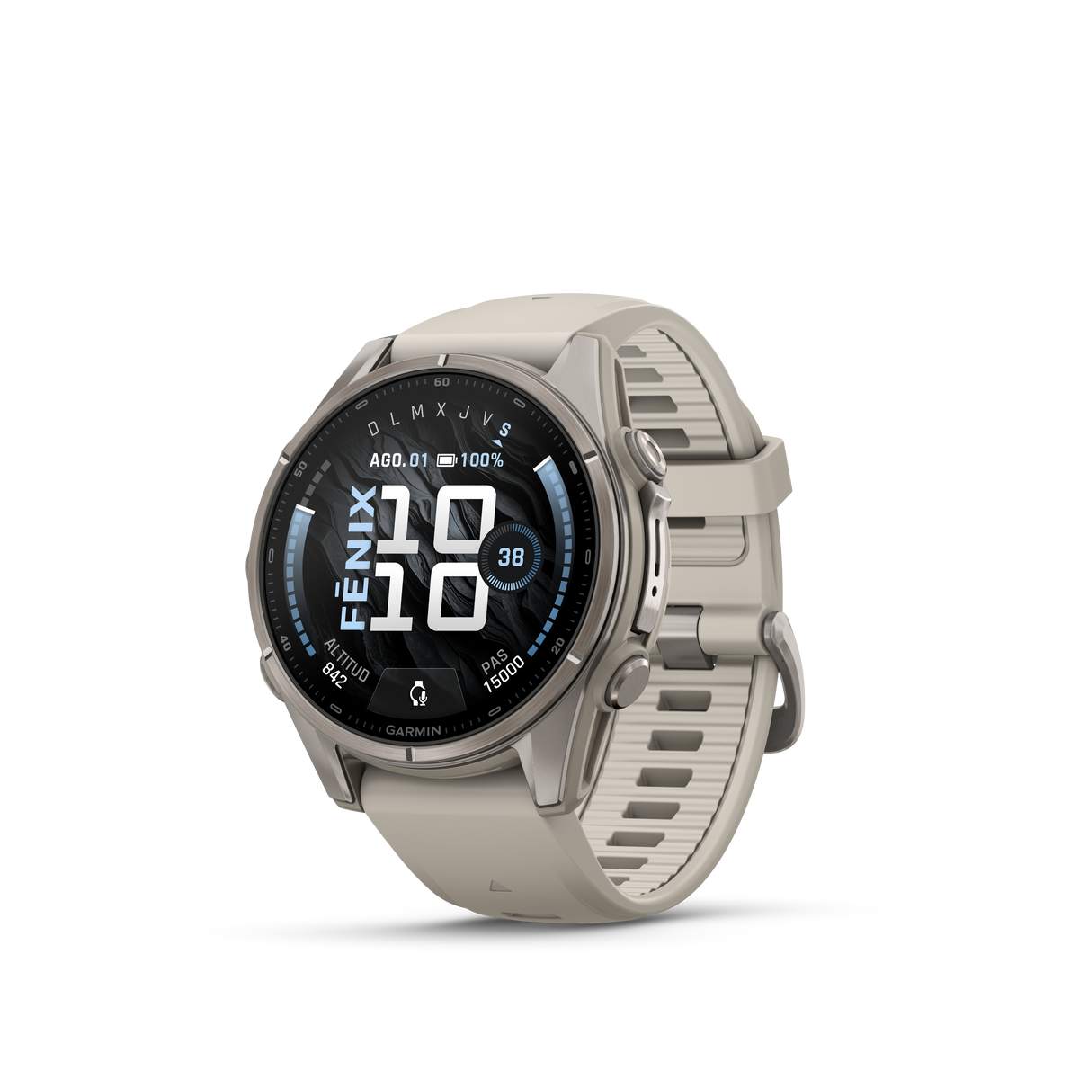 fēnix® 9 43 mm Gris niebla