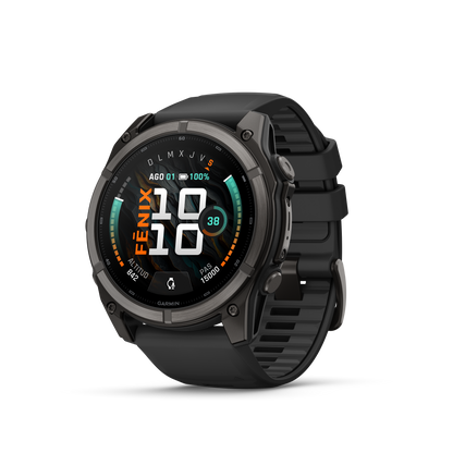 fēnix® 9 - 51mm Gris carbón/negro