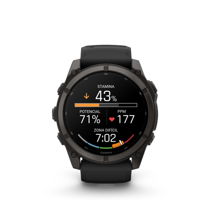 fēnix® 9 - 51mm Gris carbón/negro
