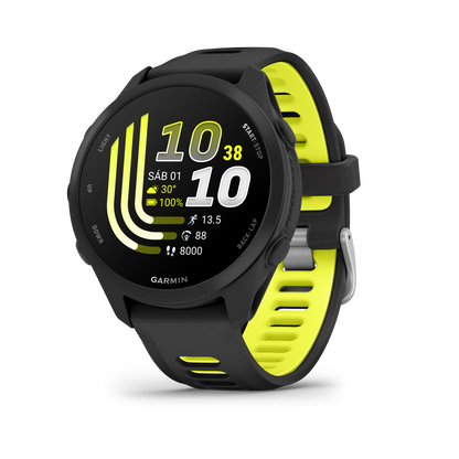 GARMIN FORERRUNER 170 MUSIC NEGRO CON CORREA EN NEGRO/AMARILLO INTENSO