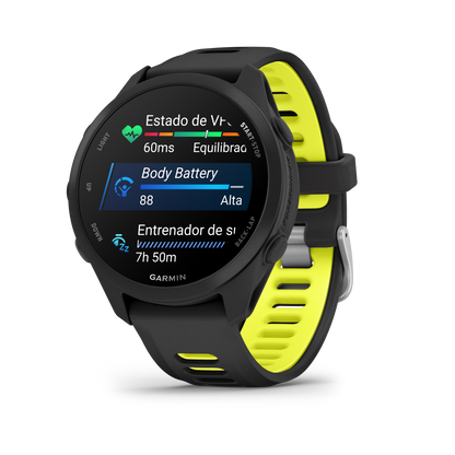 GARMIN FORERRUNER 170 MUSIC NEGRO CON CORREA EN NEGRO/AMARILLO INTENSO