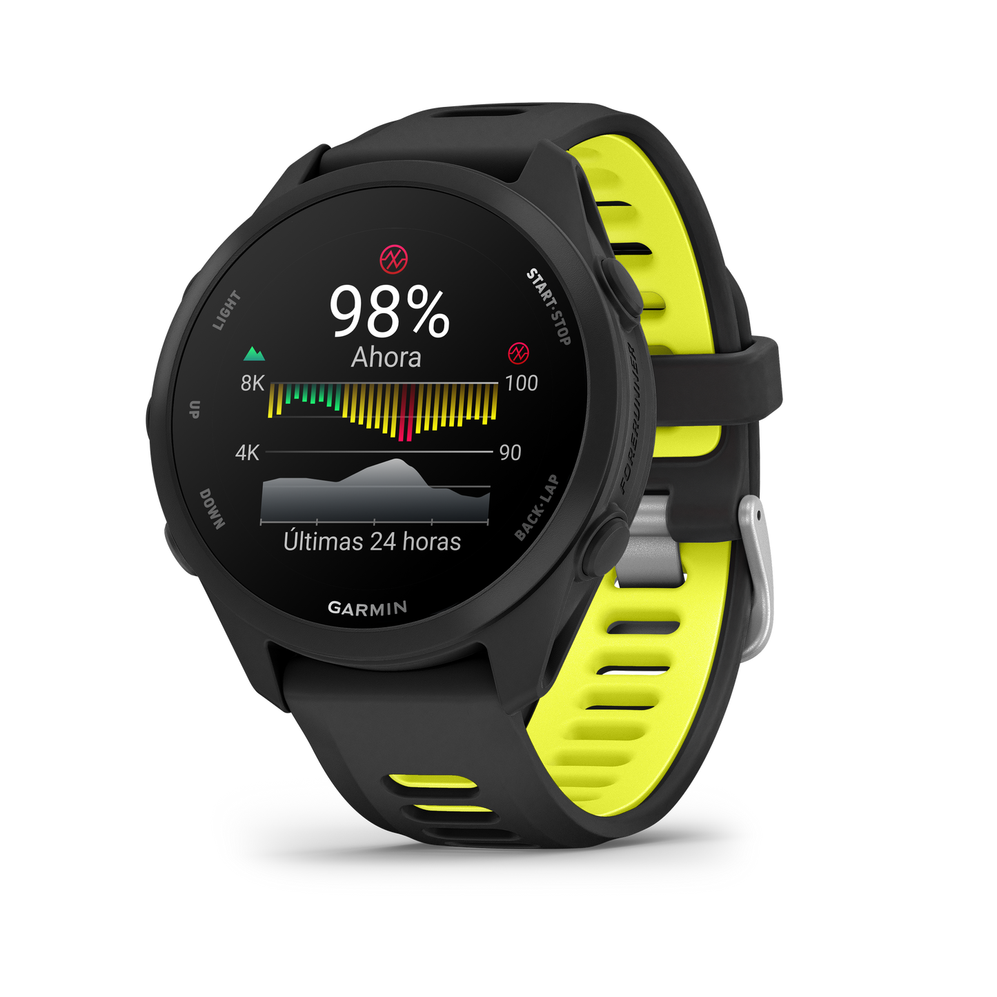 GARMIN FORERUNNER 170 NEGRO  CON CORREA NEGRO/ AMARILLO