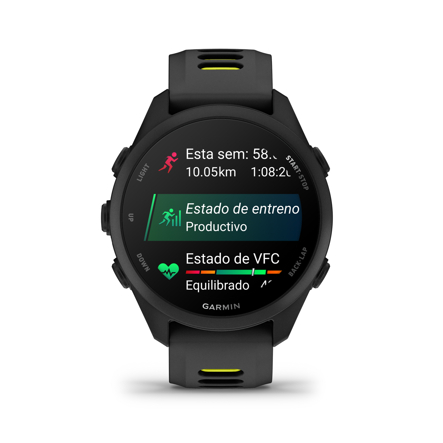GARMIN FORERUNNER 170 NEGRO  CON CORREA NEGRO/ AMARILLO