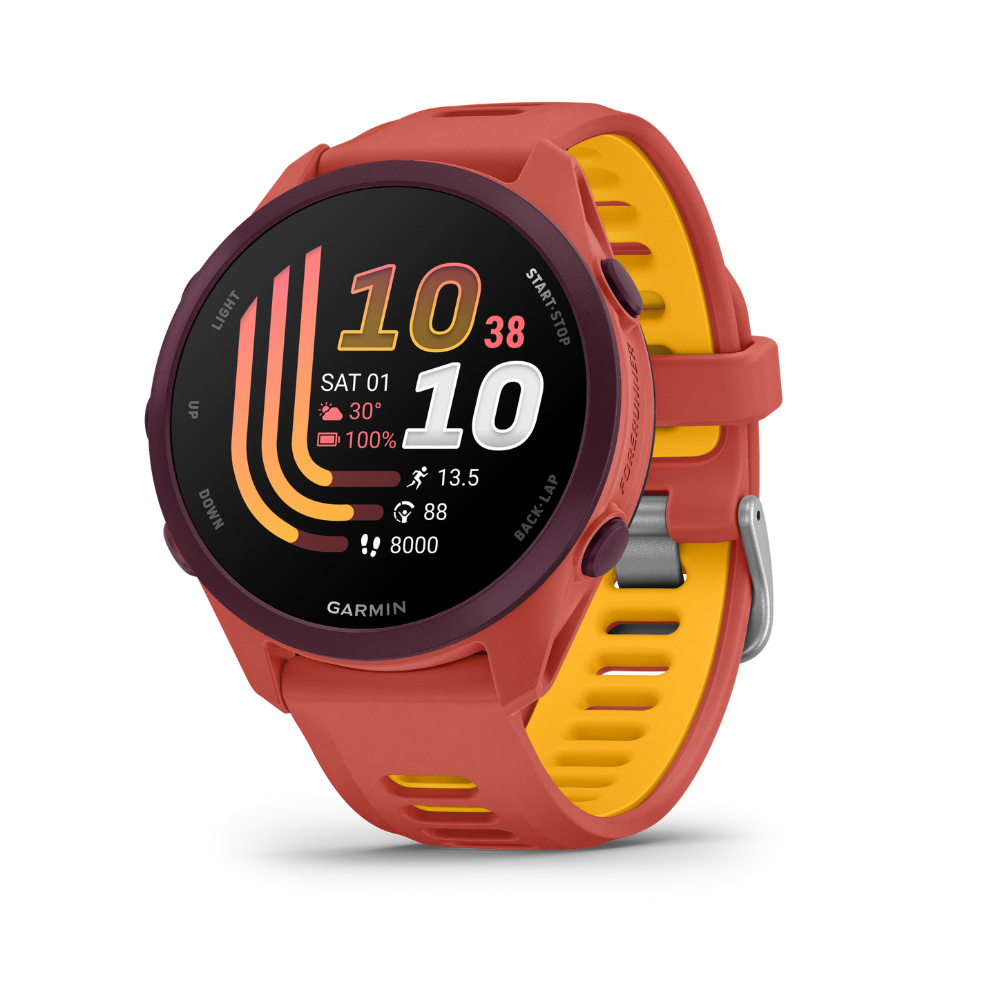 FORERUNNER 170 MUSIC ROJO ROSA CON CORREA EN ROJO ROSA/MANGO