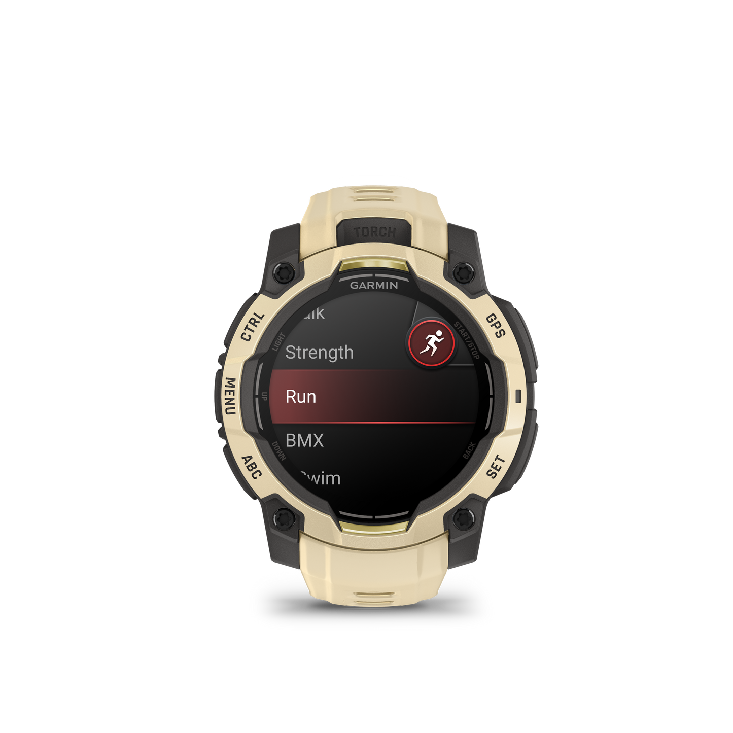 Garmin Instinct  3 – 45 mm, AMOLED Cuarzo citrino con correa en cuarzo citrino