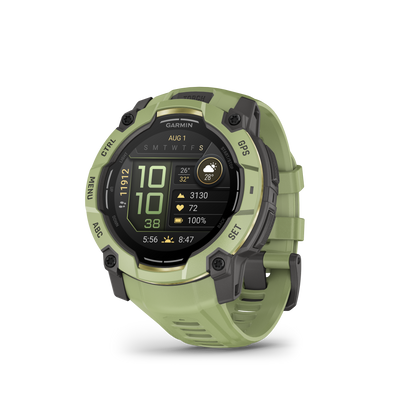 Garmin Instinct  3 – 50 mm, AMOLED  Verde helecho con correa en verde helecho