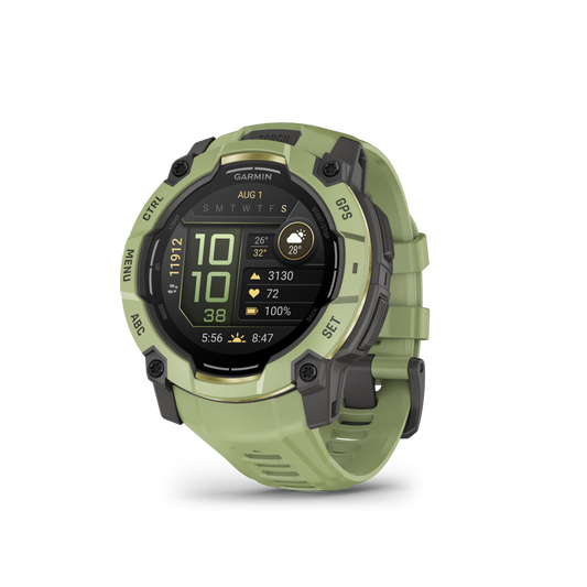 Garmin Instinct  3 – 50 mm, AMOLED  Verde helecho con correa en verde helecho