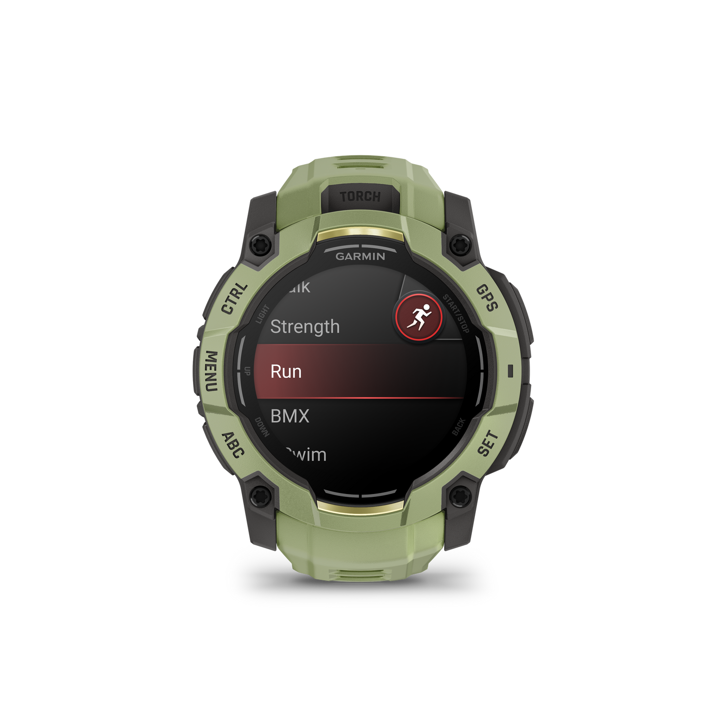 Garmin Instinct  3 – 50 mm, AMOLED  Verde helecho con correa en verde helecho