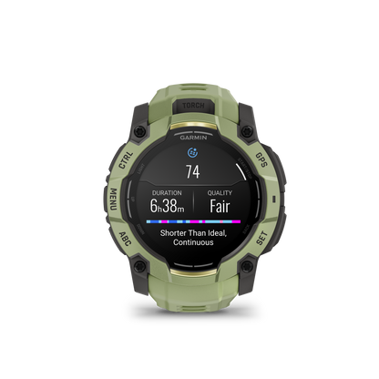 Garmin Instinct  3 – 50 mm, AMOLED  Verde helecho con correa en verde helecho