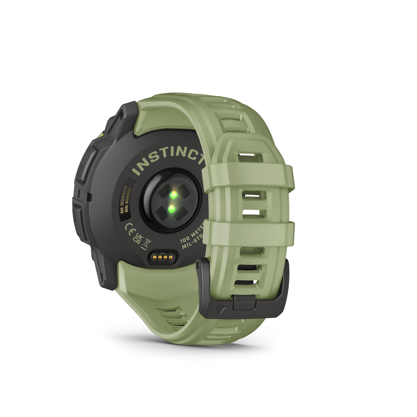 Garmin Instinct  3 – 50 mm, AMOLED  Verde helecho con correa en verde helecho