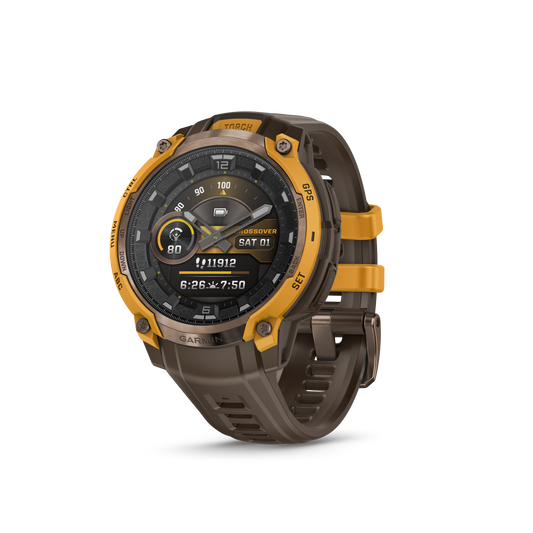 Instinct® Crossover AMOLED Bronce/Naranja intenso