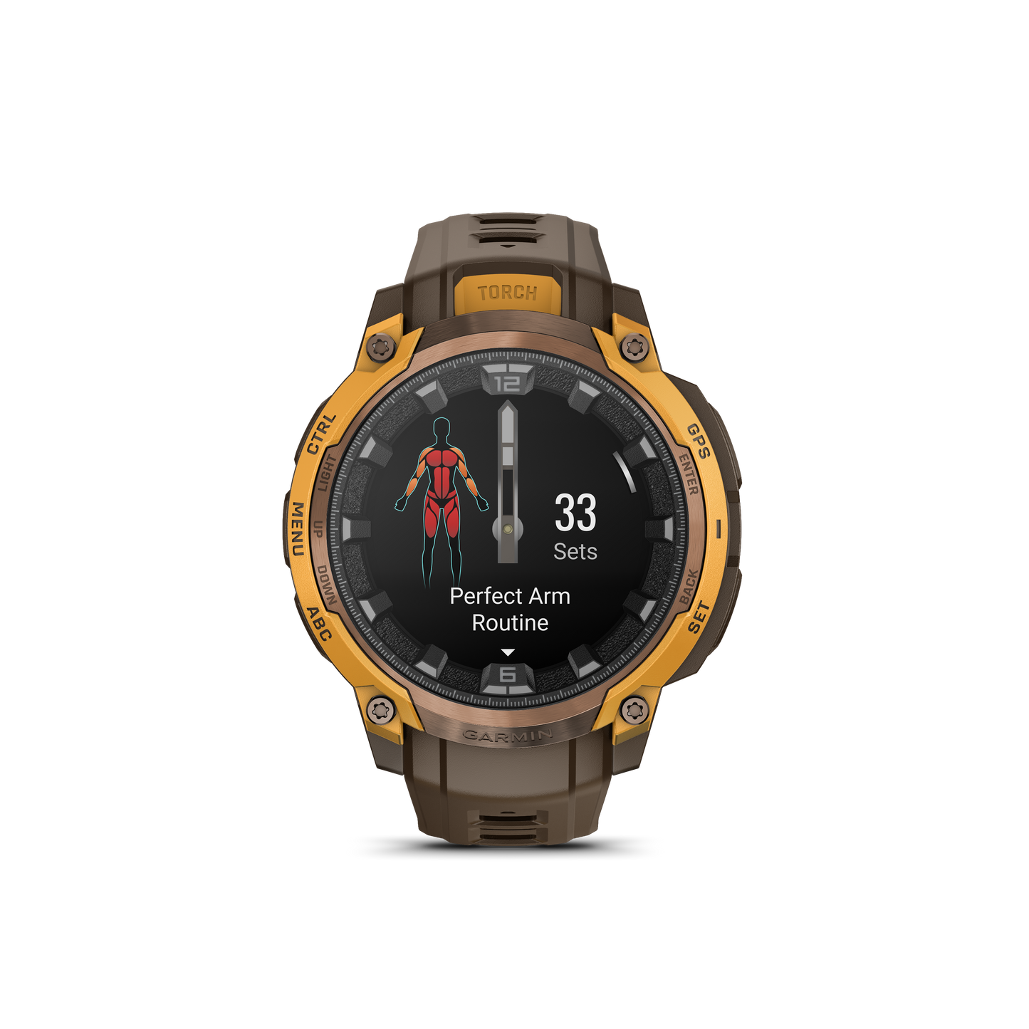 Instinct® Crossover AMOLED Bronce/Naranja intenso