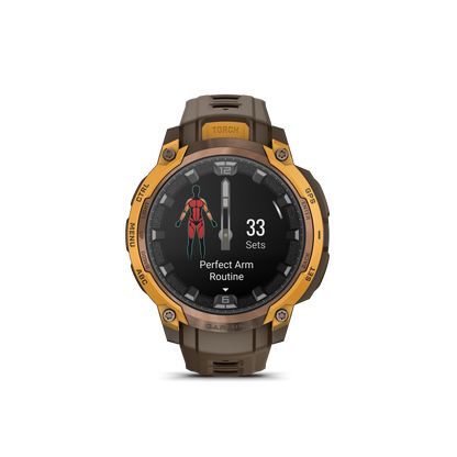 Instinct® Crossover AMOLED Bronce/Naranja intenso