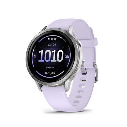 Venu® 4 - 41 mm Plata con lila