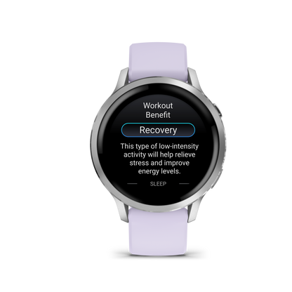 Venu® 4 - 41 mm Plata con lila