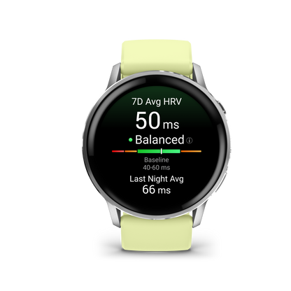 Venu® 4 - 45 mm Plata/amarillo