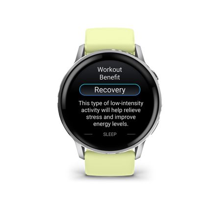 Venu® 4 - 45 mm Plata/amarillo