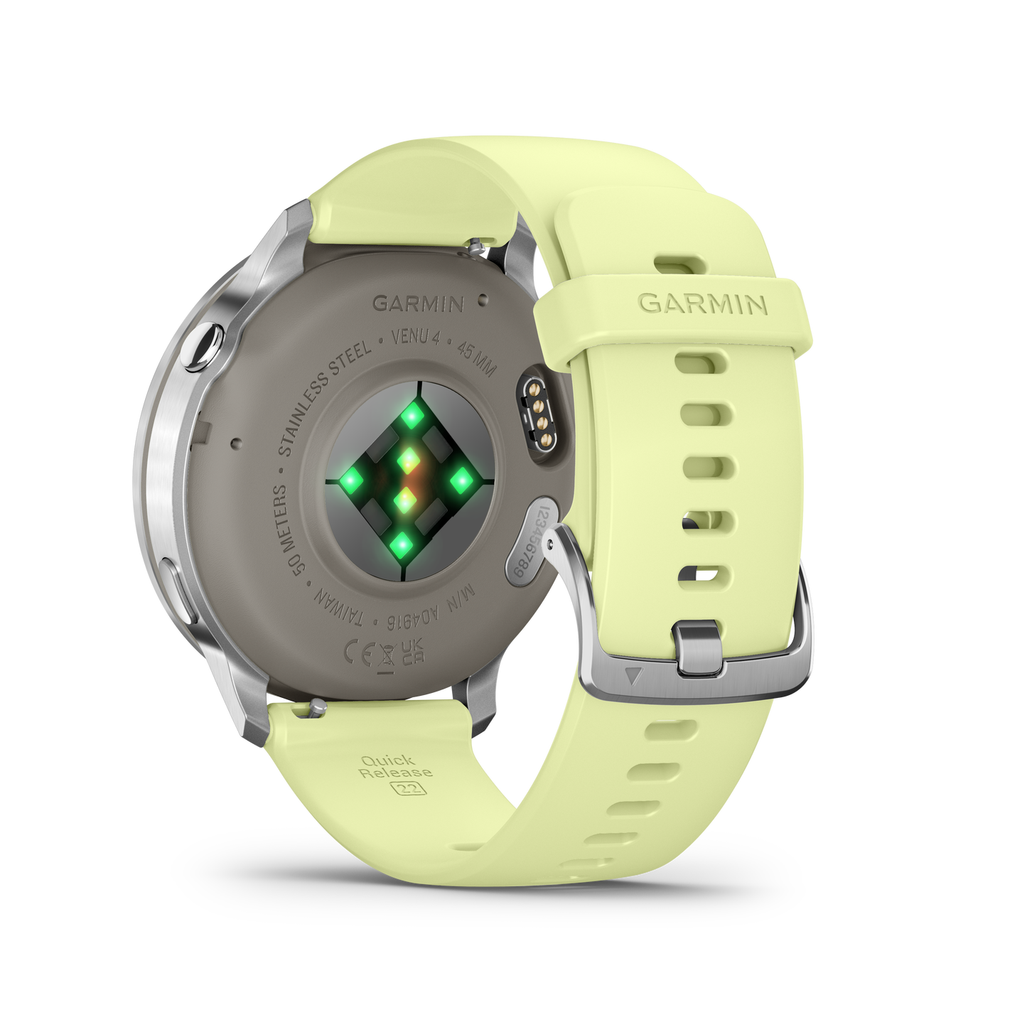 Venu® 4 - 45 mm Plata/amarillo