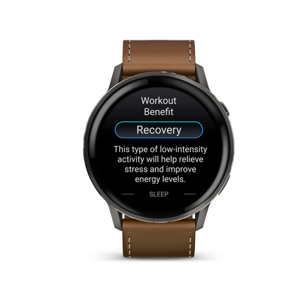 Venu® 4 - 45 mm Gris/marrón