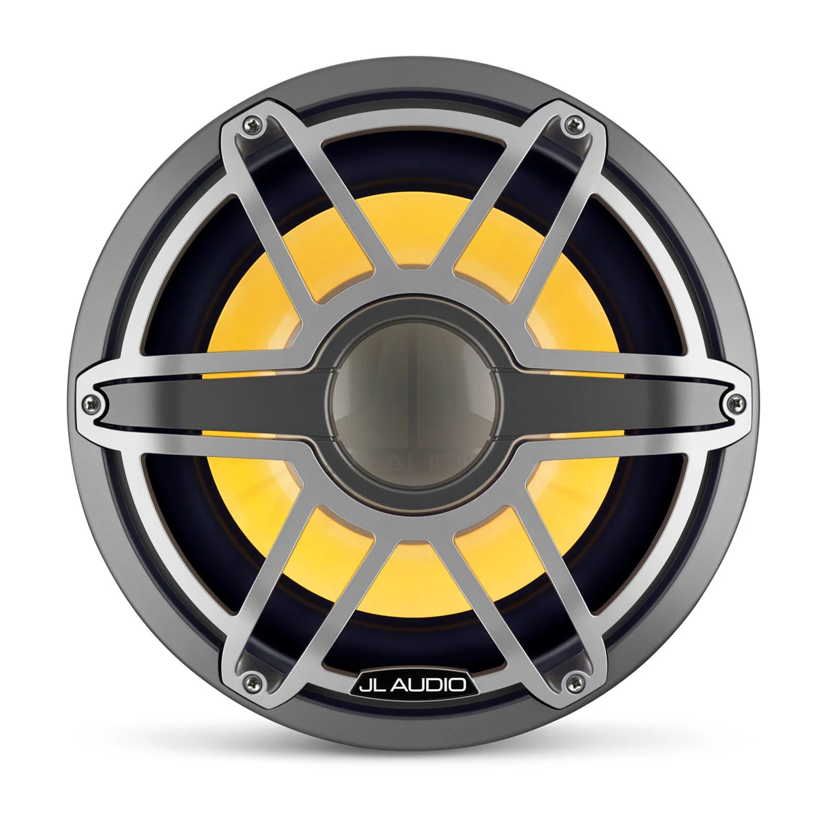 Subwoofer náutico JL Audio® M7 12" con LED y rejilla deportiva de titanio