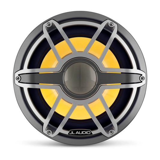 Subwoofer náutico JL Audio® M7 12" con LED y rejilla deportiva de titanio