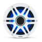 Clarion® Altavoces náuticos CMSP 6.5" con LED y rejilla Sport blanca y gris (CMSP-651RGB-SWG)