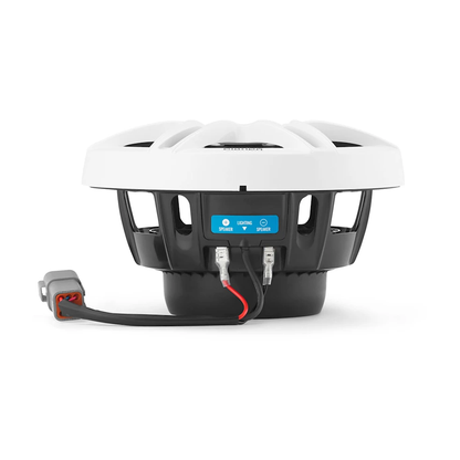 Clarion® Altavoces náuticos CMSP 7.7" con LED y rejilla Sport blanca y gris (CMSP-771RGB-SWG)