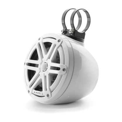 Sistema cerrado JL Audio® VeX™ M3 de 6,5” con rejilla deportiva blanca (M3-650VEX-Gw-S-Gw)