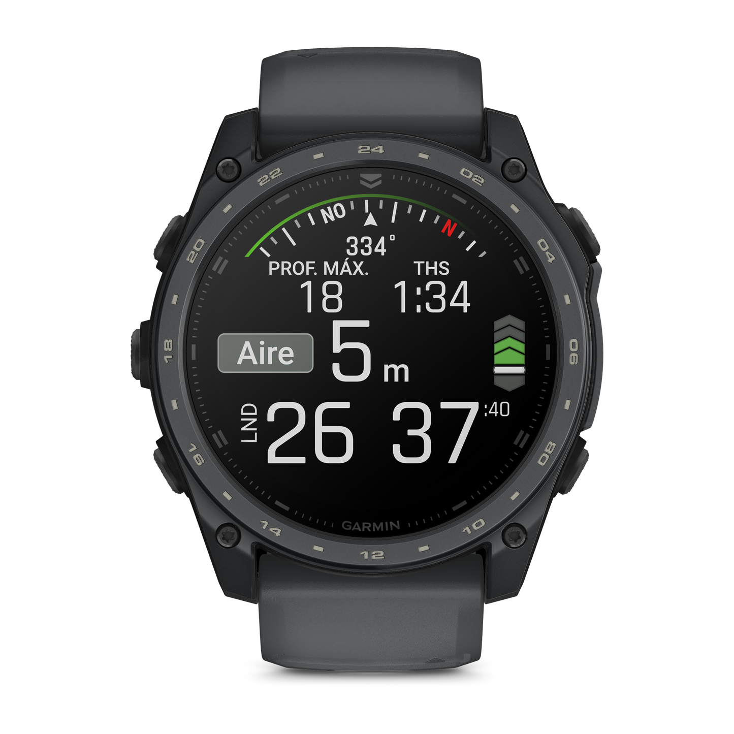 tactix® 8 - 51 mm, AMOLED, revestimiento Cerakote